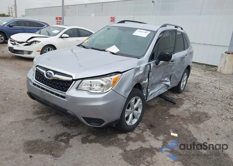 2016 Subaru Forester 2.5I from USA, damaged, VIN JF2SJABC2GH443668